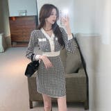 ニットワンピース 全2色 Vネック | JS FASHION | 詳細画像3 