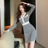 ニットワンピース 全2色 Vネック | JS FASHION | 詳細画像4 