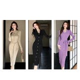 ニットワンピース 全2色 ウエストリボン | JS FASHION | 詳細画像20