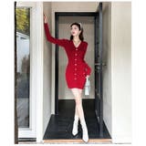 ニットワンピース 全3色 ボタンデザイン | JS FASHION | 詳細画像9