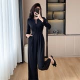 パンツドレス オールインワン 長袖 | JS FASHION | 詳細画像1