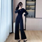 パンツドレス オールインワン 長袖 | JS FASHION | 詳細画像4