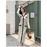 バイカラー ニットワンピース 全2色 | JS FASHION | 詳細画像12