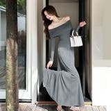 オフショルダー ロングワンピース 全4色 | JS FASHION | 詳細画像2