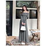 オフショルダー ロングワンピース 全4色 | JS FASHION | 詳細画像11