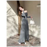 オフショルダー ロングワンピース 全4色 | JS FASHION | 詳細画像12