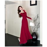 オフショルダー ロングワンピース 全4色 | JS FASHION | 詳細画像14