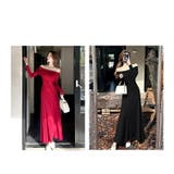 オフショルダー ロングワンピース 全4色 | JS FASHION | 詳細画像19