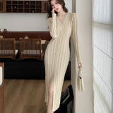 ニットワンピース ケーブル編み 全2色 | JS FASHION | 詳細画像4