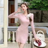 ニットワンピース ミニ丈 全6色 | JS FASHION | 詳細画像1