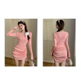ニットワンピース ハーフボタン 全4色 | JS FASHION | 詳細画像17