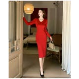 ニットワンピース 全2色 Vネック | JS FASHION | 詳細画像6