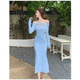 オフショルダー ニットワンピース 全3色 | JS FASHION | 詳細画像9