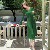 Aライン ニットワンピース 全3色 | JS FASHION | 詳細画像3