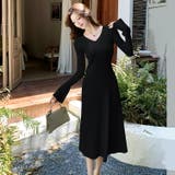 Aライン ニットワンピース 全3色 | JS FASHION | 詳細画像2