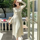 Aライン ニットワンピース 全3色 | JS FASHION | 詳細画像1