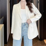 テーラードジャケット 全2色 ボタン | JS FASHION | 詳細画像1