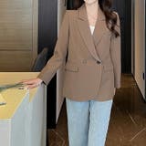 テーラードジャケット 全2色 ダブルボタン | JS FASHION | 詳細画像6 