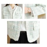 ツイードジャケット ノーカラージャケット 長袖 | JS FASHION | 詳細画像14