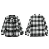 ツイードジャケット チェック柄 ダブルボタン | JS FASHION | 詳細画像12