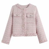 ツイードジャケット 全3色 ノーカラージャケット | JS FASHION | 詳細画像16 