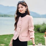 ノーカラージャケット 単品 全3色 | JS FASHION | 詳細画像1