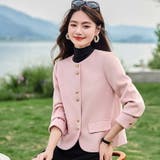 ノーカラージャケット 単品 全3色 | JS FASHION | 詳細画像6