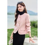 ノーカラージャケット 単品 全3色 | JS FASHION | 詳細画像8