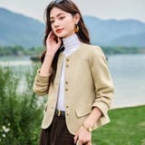 ノーカラージャケット 単品 全3色 | JS FASHION | 詳細画像11