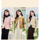 ノーカラージャケット 単品 全3色 | JS FASHION | 詳細画像15