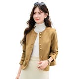 ノーカラージャケット 単品 全3色 | JS FASHION | 詳細画像16