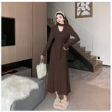 ロングニットワンピース 全4色 ストール付き | JS FASHION | 詳細画像12