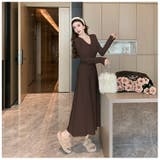 ロングニットワンピース 全4色 ストール付き | JS FASHION | 詳細画像10