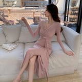 カシュクール Vネック ニットソー | JS FASHION | 詳細画像3
