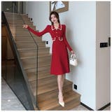 ハイウェスト Aライン ニットワンピース | JS FASHION | 詳細画像10