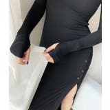 パーティードレス 深いスリット入り ワンショルダーワンピース | JS FASHION | 詳細画像6