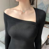 パーティードレス 深いスリット入り ワンショルダーワンピース | JS FASHION | 詳細画像5
