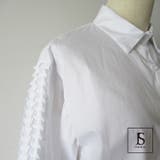 シャツトップス インパクトのある袖デザイン 白シャツ | JS FASHION | 詳細画像14 