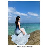 グラデーション リゾートワンピース チュール | JS FASHION | 詳細画像7