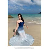 グラデーション リゾートワンピース チュール | JS FASHION | 詳細画像10