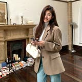 テーラードジャケット 全2色 ボタン | JS FASHION | 詳細画像3
