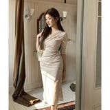 レースワンピース カシュクール Vネック | JS FASHION | 詳細画像3 