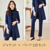 2点セット【スーツジャケット+パンツ】セットアップ パンツスーツ 全3色 | JS FASHION | 詳細画像16 