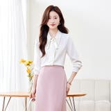 ブラウス 全2色 フロントリボン | JS FASHION | 詳細画像4 