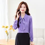 ブラウス 全2色 フロントリボン | JS FASHION | 詳細画像5 