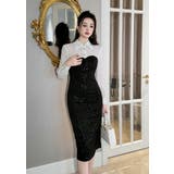 ドレスワンピース ストライプ柄 ドッキングワンピース | JS FASHION | 詳細画像10