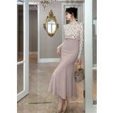 ドレスワンピース パーティードレス 花と蝶々模様レース | JS FASHION | 詳細画像10