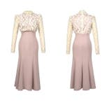 ドレスワンピース パーティードレス 花と蝶々模様レース | JS FASHION | 詳細画像7