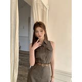 ノースリーブ シャツワンピース ベルト付き | JS FASHION | 詳細画像13