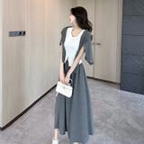 3点セット上下セットアップ 全3色 ノースリーブトップス | JS FASHION | 詳細画像2